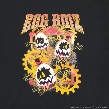 Hazbin Hotel ハズビンホテル エッギーズ 半袖Tシャツ 黒の画像
