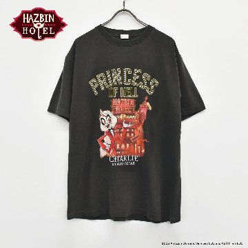 Hazbin Hotel ハズビンホテル シーズン１ チャーリー・モーニングスター ヴィンテージ調 半袖Tシャツの画像
