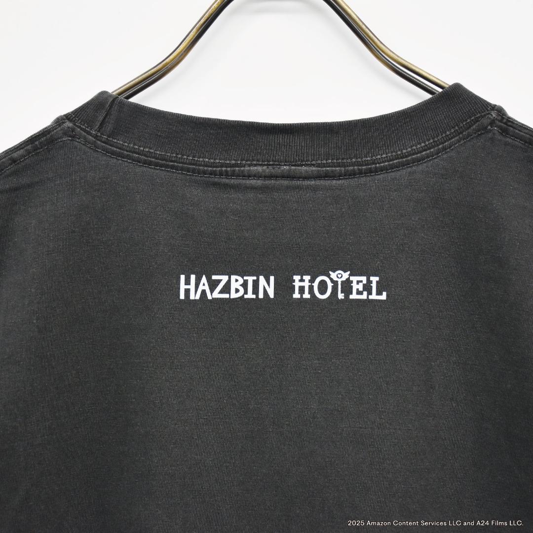 Hazbin Hotel ハズビン・ホテル シーズン１ アラスター ラジオデーモン形態 ヴィンテージ調 半袖Tシャツの画像
