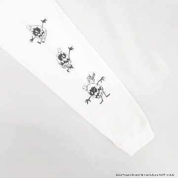 Hazbin Hotel ハズビン・ホテル シーズン１ サー・ペンシャス＆エッギーズ 長袖Tシャツ 白の画像