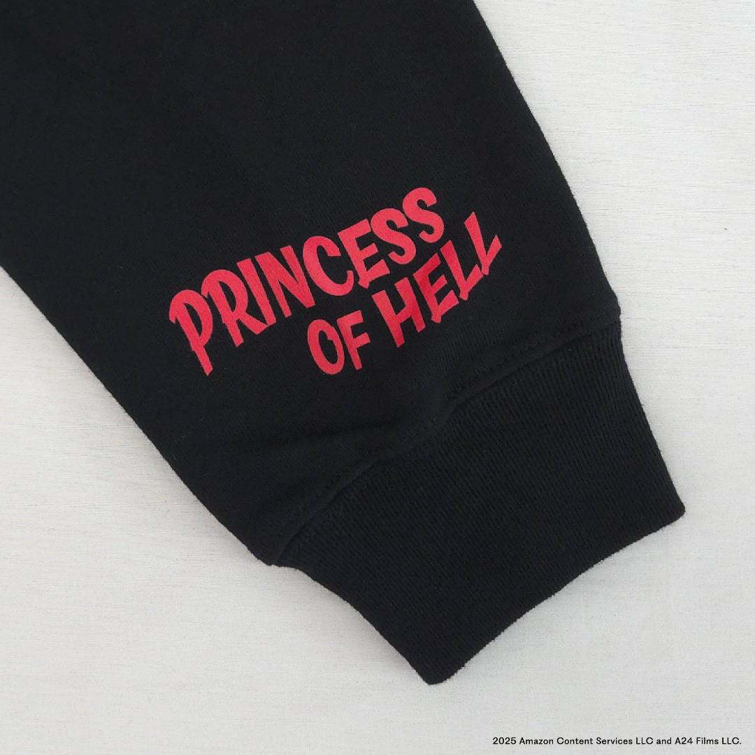 Hazbin Hotel ハズビン・ホテル シーズン１ チャーリー パーカー フード付き フーディー 袖 PRINCESS OF HELL ロゴ有りの画像