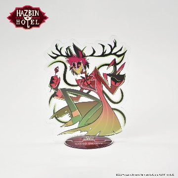 Hazbin Hotel ハズビン・ホテル アラスター ラジオデーモン形態 ビッグアクリルスタンド S1E4 アクスタの画像