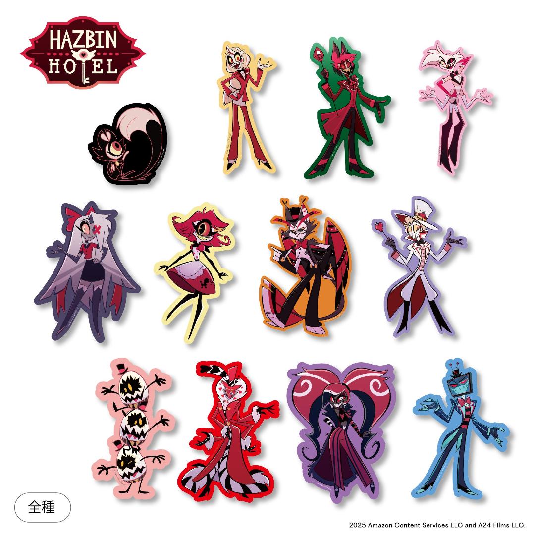 Hazbin Hotel ハズビン・ホテル シーズン１ ダイカット全身ステッカー 各種の画像