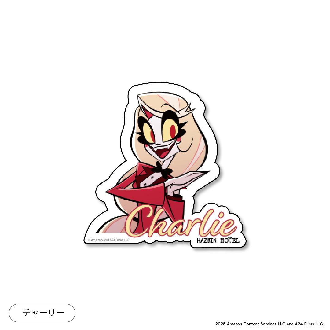 Hazbin Hotel ハズビン・ホテル シーズン１ ハーフアップ ネーム入りダイカットステッカー 各種の画像