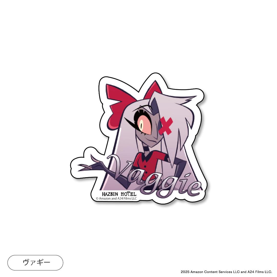 Hazbin Hotel ハズビン・ホテル シーズン１ ハーフアップ ネーム入りダイカットステッカー 各種の画像