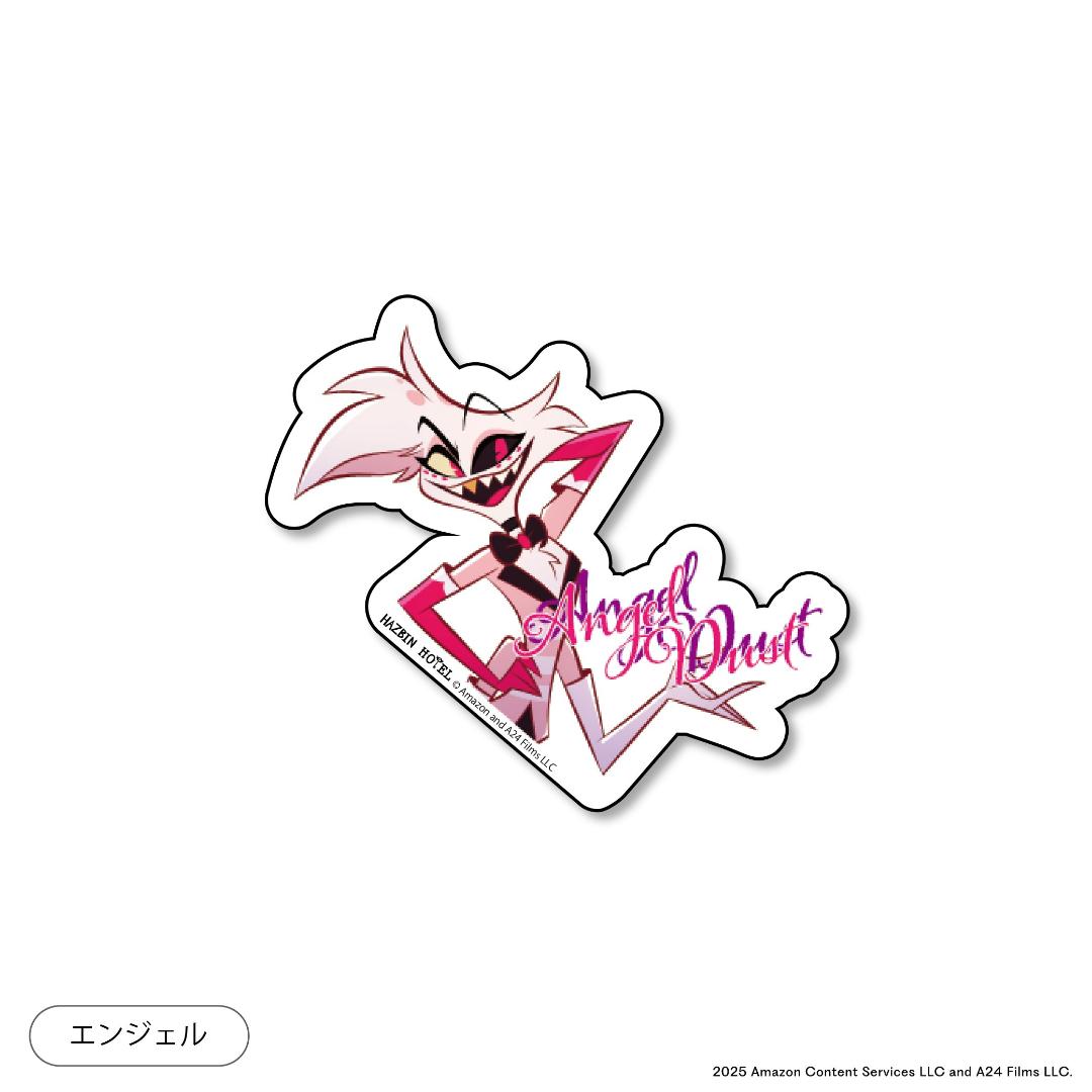 Hazbin Hotel ハズビン・ホテル シーズン１ ハーフアップ ネーム入りダイカットステッカー 各種の画像