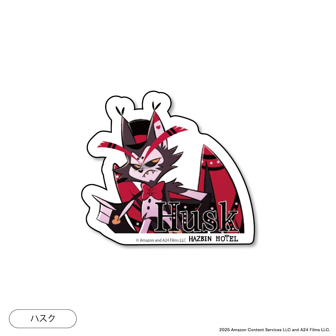 Hazbin Hotel ハズビン・ホテル シーズン１ ハーフアップ ネーム入りダイカットステッカー 各種の画像