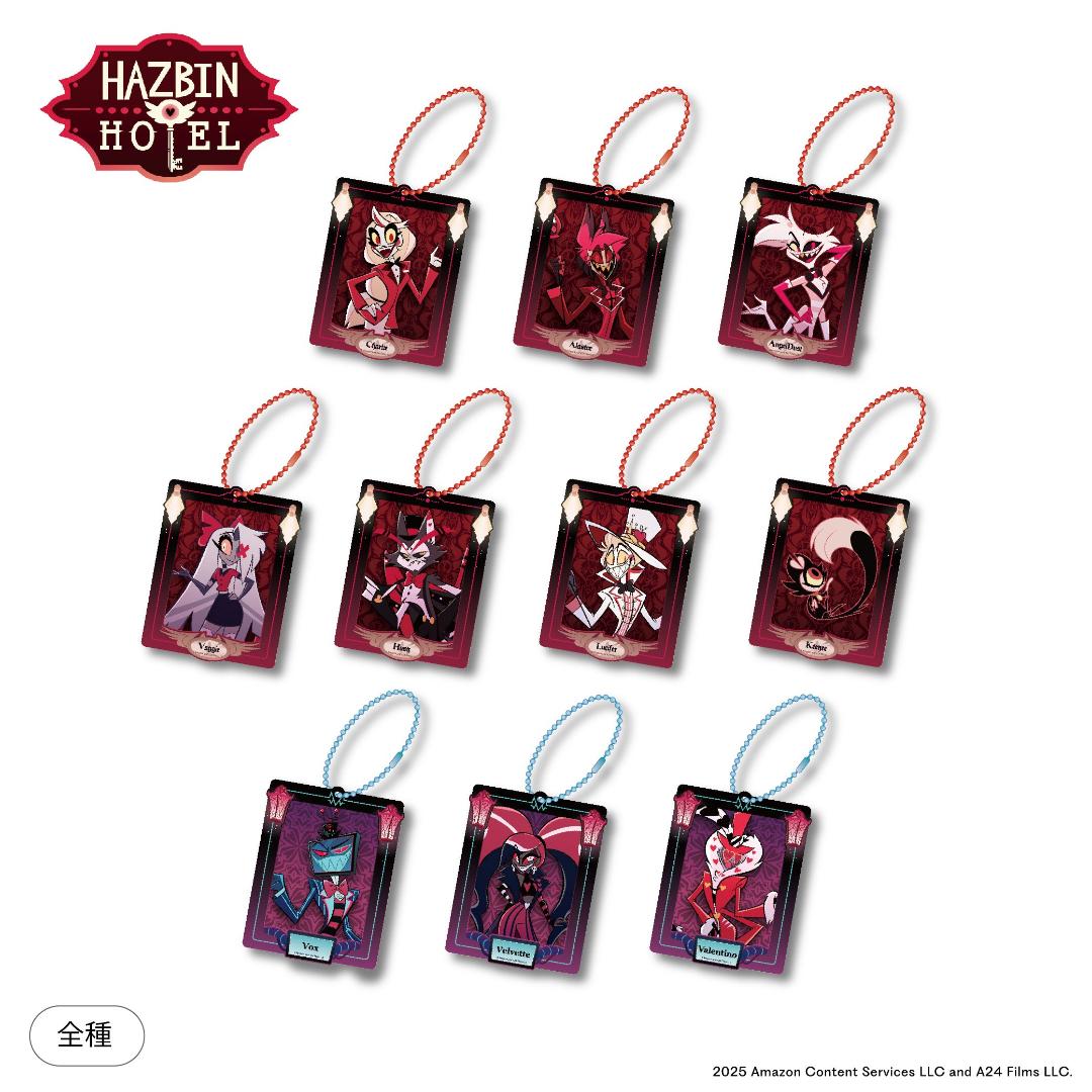 Hazbin Hotel ハズビン・ホテル シーズン１ ハーフアップ アクリルキーホルダー ホログラム仕様 各種の画像