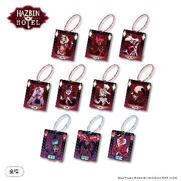 Hazbin Hotel ハズビン・ホテル シーズン１ ハーフアップ アクリルキーホルダー ホログラム仕様 各種の画像