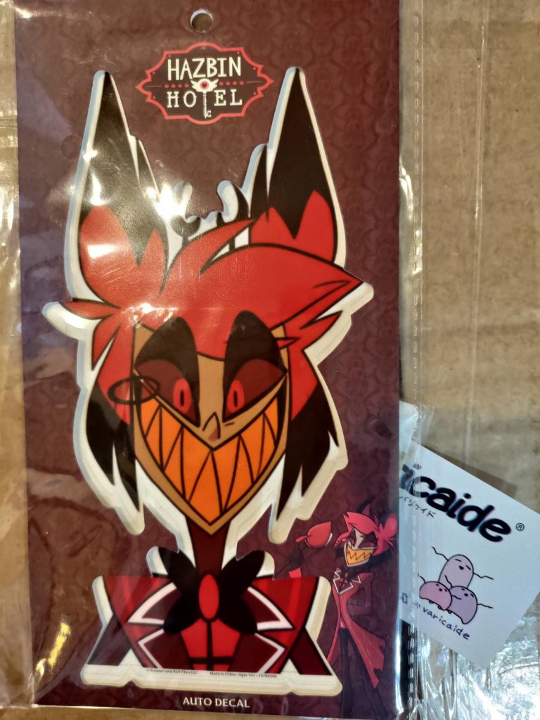 Hazbin Hotel ハズビン・ホテル アラスター カーデカールの画像