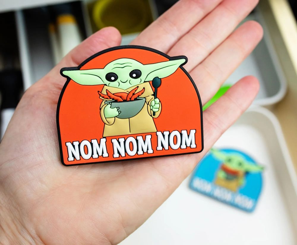 スターウォーズ Star Wars ドラママンダロリアン グローグー もぐもぐ 大判ポテチクリップ 2個セット マグネット付きの画像