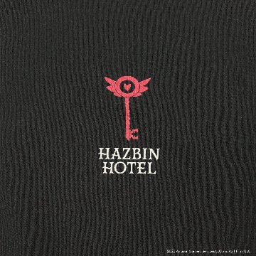 Hazbin Hotel ハズビン・ホテル シーズン１ ホテルキー パーカー フード付き 裏面アラスタービッグプリント有りの画像
