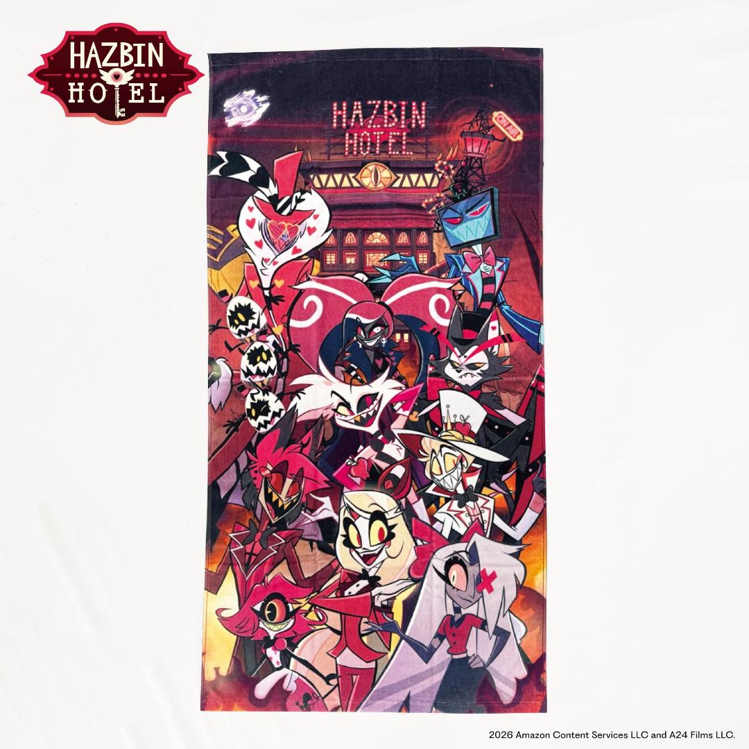Hazbin Hotel ハズビン・ホテル シーズン１ バスタオル 縦の画像