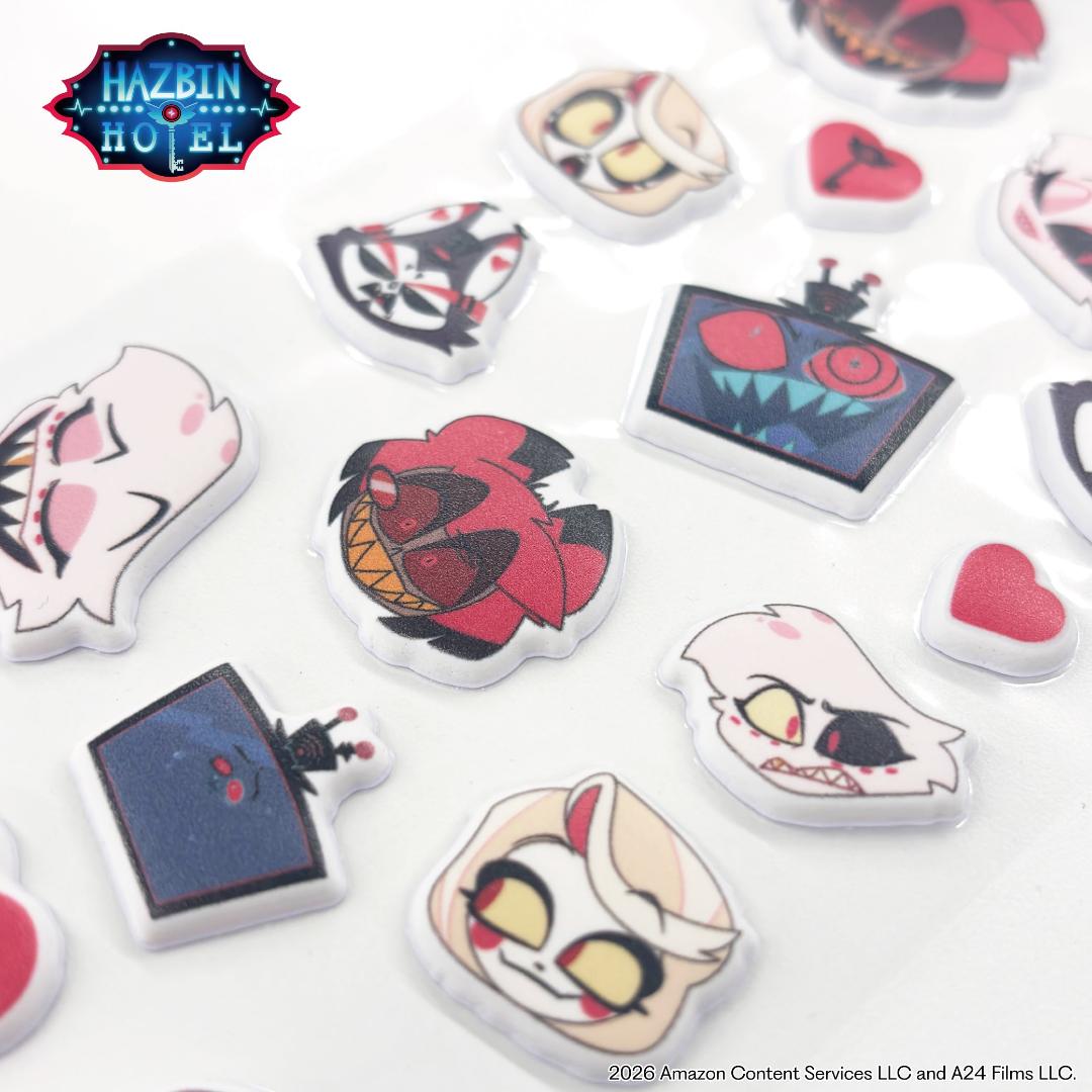 Hazbin Hotel ハズビンホテル シーズン２ Puffy Sticker ぷっくりシールの画像