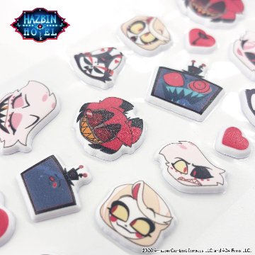 Hazbin Hotel ハズビンホテル シーズン２ Puffy Sticker ぷっくりシールの画像