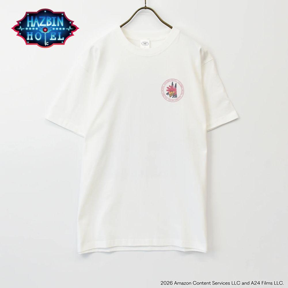 Hazbin Hotel ハズビンホテル シーズン２ ホテルメンバー 落書き 半袖Tシャツ エンジェル ハスク ヴァギー アラスター チェリーの画像