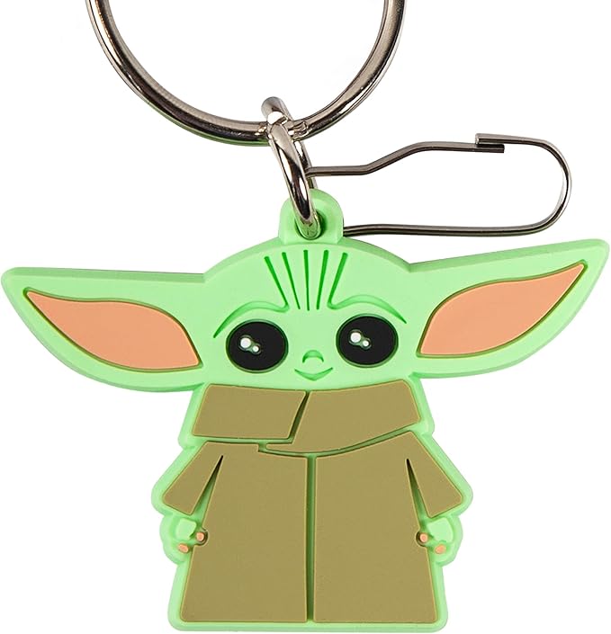 スターウォーズ Star Wars ドラママンダロリアン グローグー カートゥーン風 PVCラバー風キーホルダーの画像