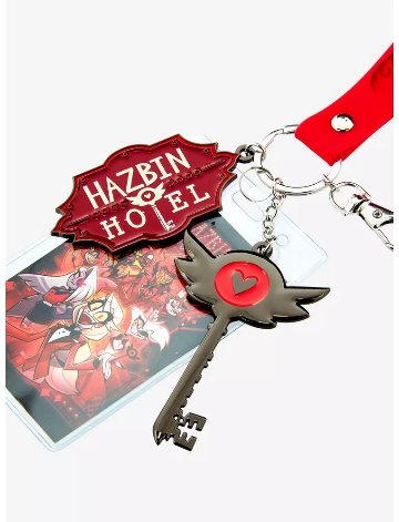 Hazbin Hotel ハズビン・ホテル シーズン１ チャーム付きショートストラップの画像