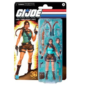 G.I. Joe Classified Series Retro Cardback Lara Croft Tomb Raider 30 years annivの画像
