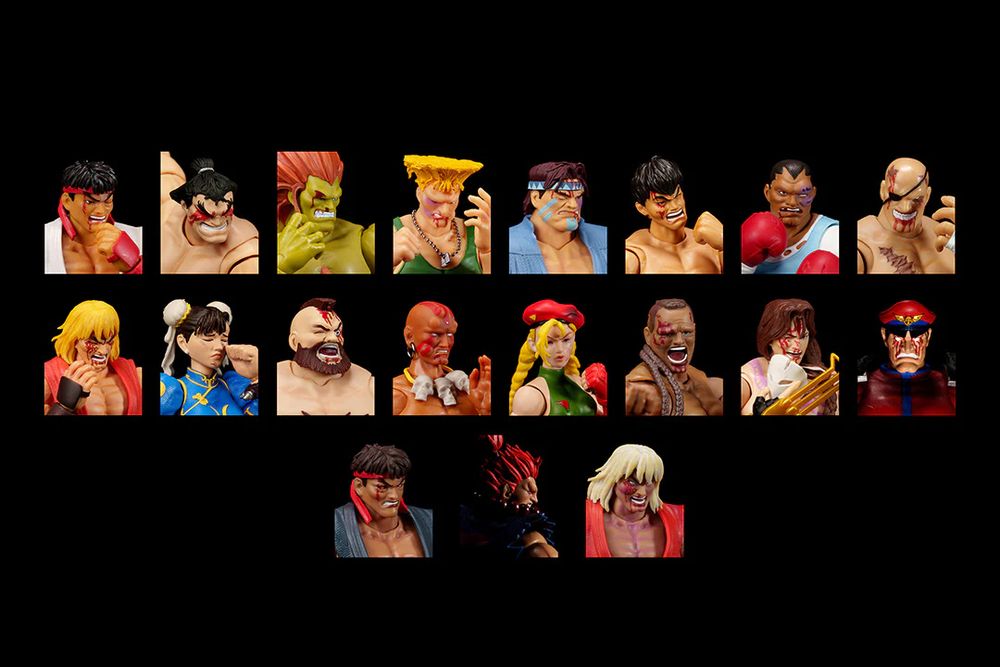 ウルトラストリートファイター II 『YOU LOSE 負け顔』アクセサリーセット 1:12スケール用 フィギュアパーツの画像
