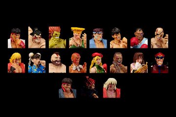ウルトラストリートファイター II 『YOU LOSE 負け顔』アクセサリーセット 1:12スケール用 フィギュアパーツの画像