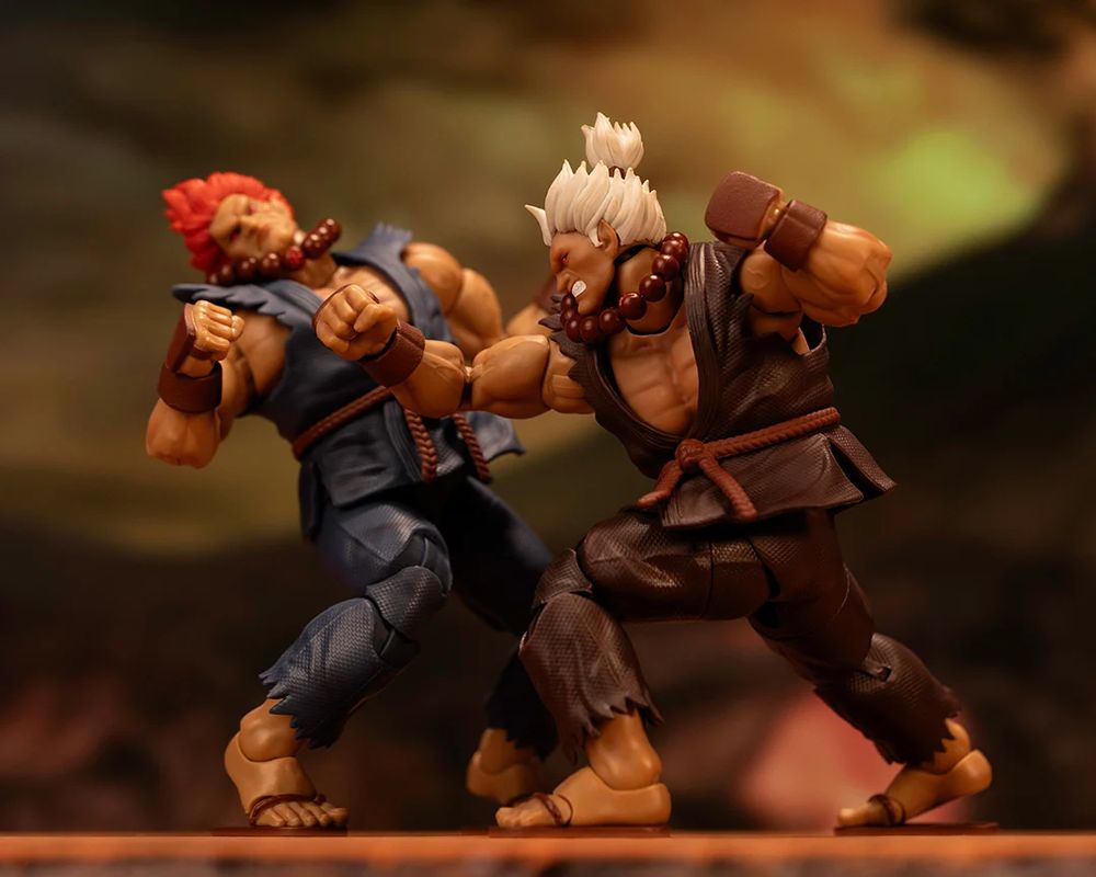 ストリートファイター２ 豪鬼 Akuma ２Ｐカラー ６インチアクションフィギュア デラックスセットの画像