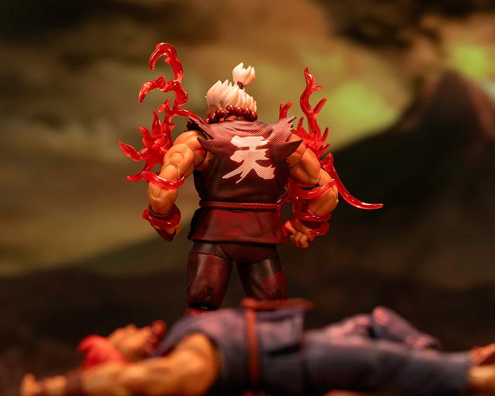 ストリートファイター２ 豪鬼 Akuma ２Ｐカラー ６インチアクションフィギュア デラックスセットの画像