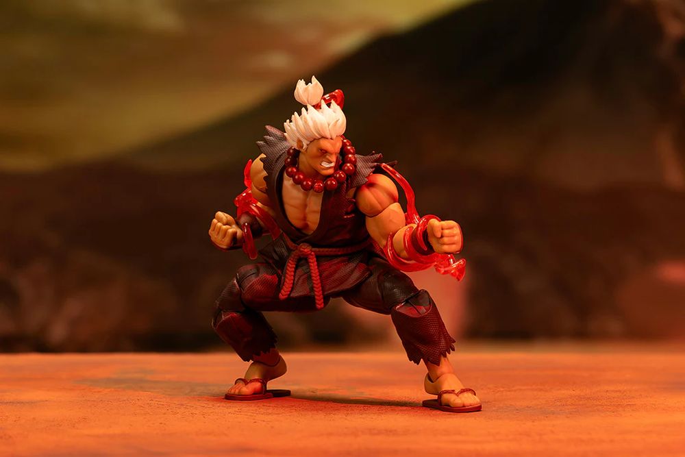 ストリートファイター２ 豪鬼 Akuma ２Ｐカラー ６インチアクションフィギュア デラックスセットの画像