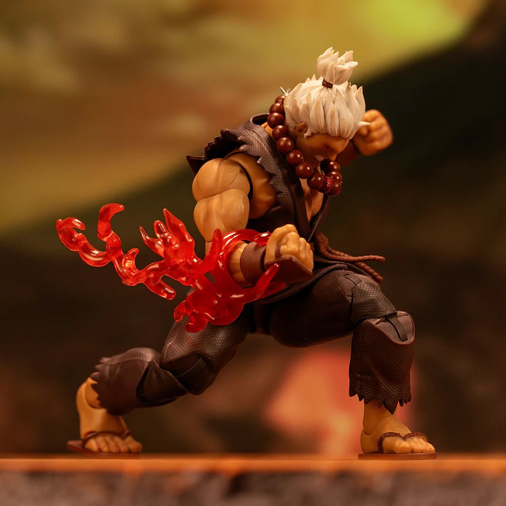 ストリートファイター２ 豪鬼 Akuma ２Ｐカラー ６インチアクションフィギュア デラックスセットの画像