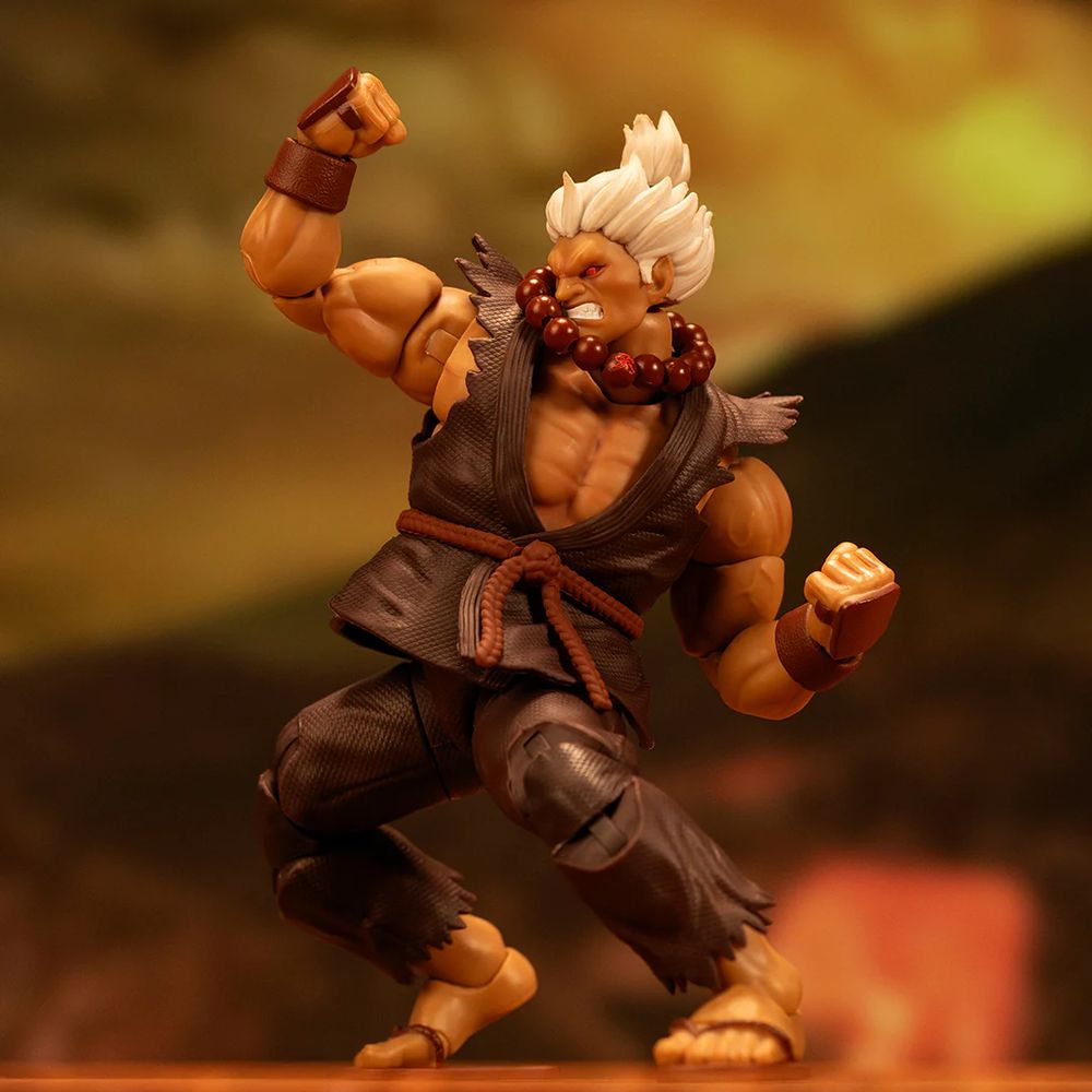 ストリートファイター２ 豪鬼 Akuma ２Ｐカラー ６インチアクションフィギュア デラックスセットの画像