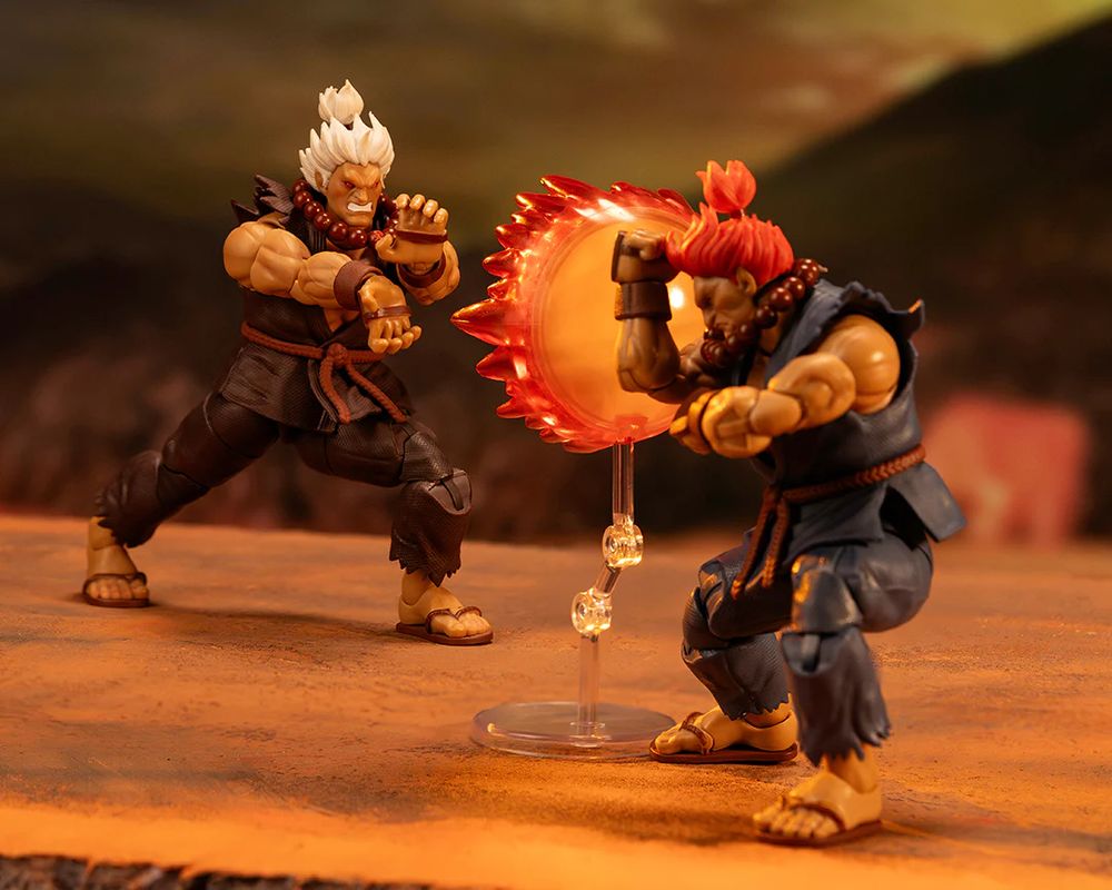 ストリートファイター２ 豪鬼 Akuma ２Ｐカラー ６インチアクションフィギュア デラックスセットの画像
