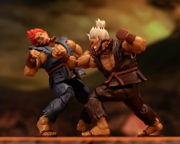 ストリートファイター２ 豪鬼 Akuma ２Ｐカラー ６インチアクションフィギュア デラックスセットの画像