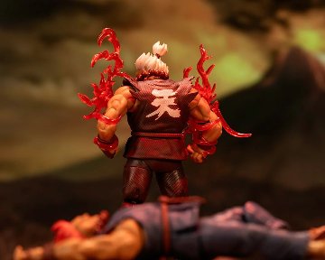 ストリートファイター２ 豪鬼 Akuma ２Ｐカラー ６インチアクションフィギュア デラックスセットの画像