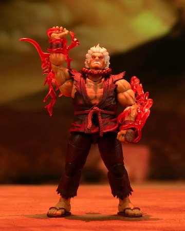 ストリートファイター２ 豪鬼 Akuma ２Ｐカラー ６インチアクションフィギュア デラックスセットの画像