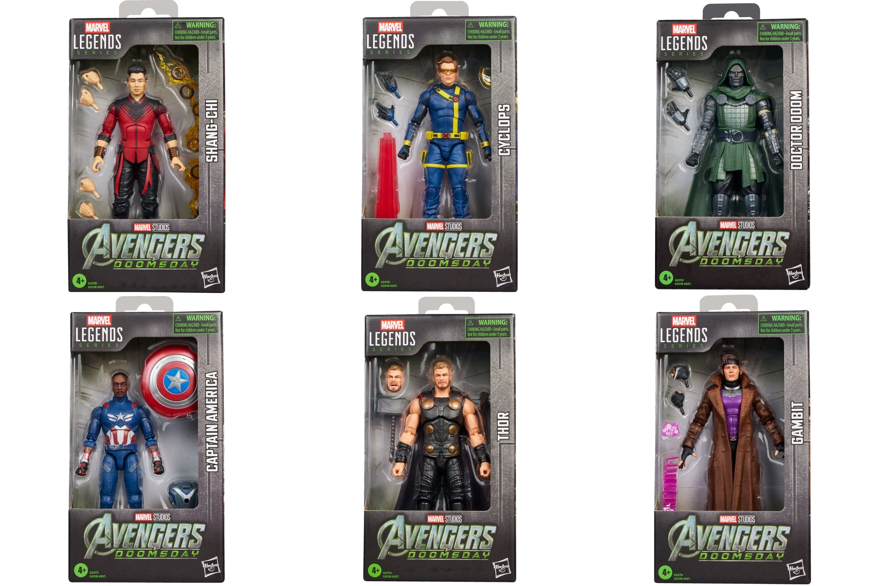 Marvel Legends Avengers Doomsday Shang-Chi Assortment 6点セットの画像