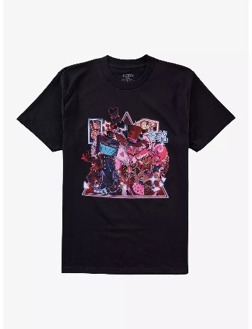 Hazbin Hotel ハズビン・ホテル ヴィーズ ネオンサイン Tシャツ 各種の画像