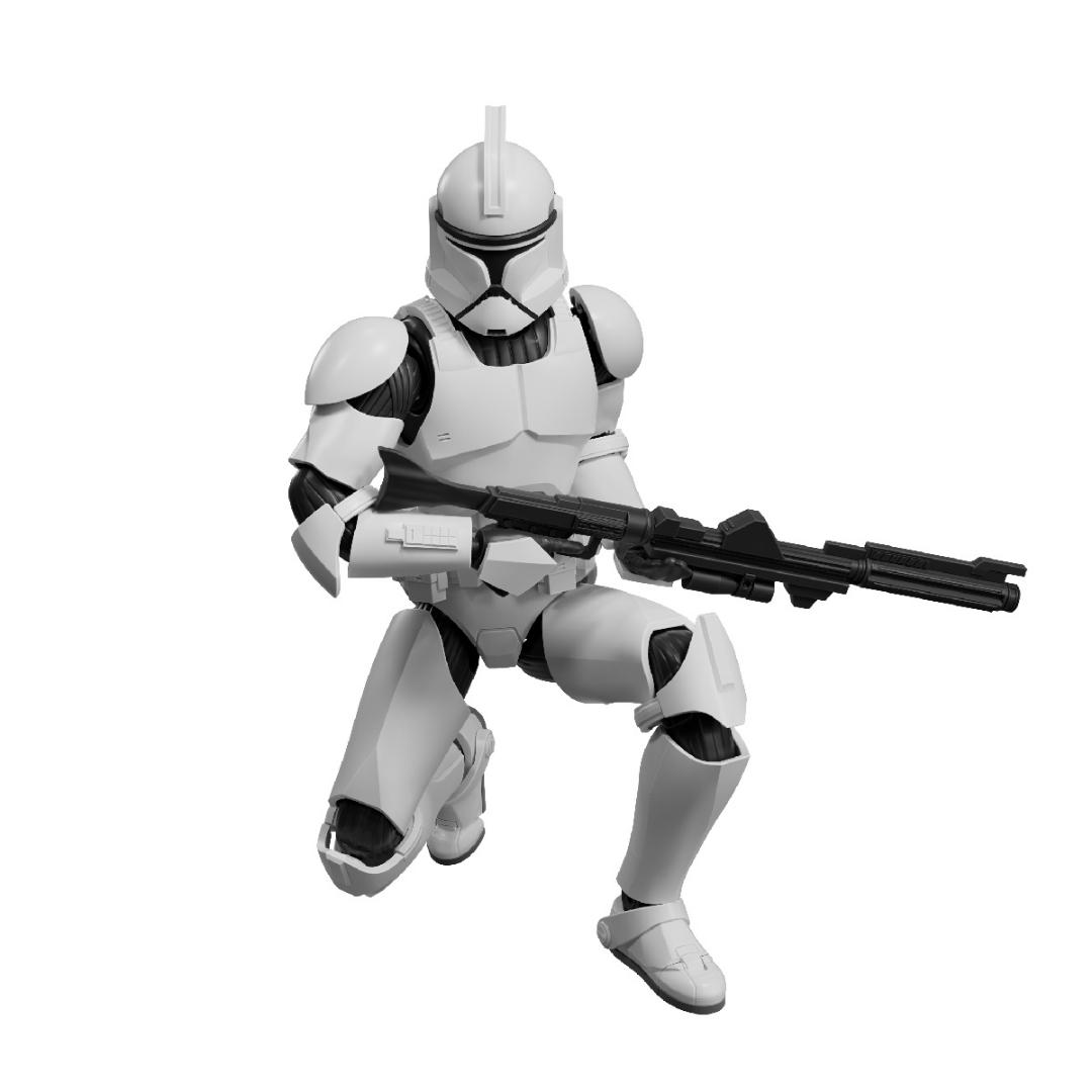 Blokees スター・ウォーズ CC07 クローン・トルーパー プラスチックモデルの画像