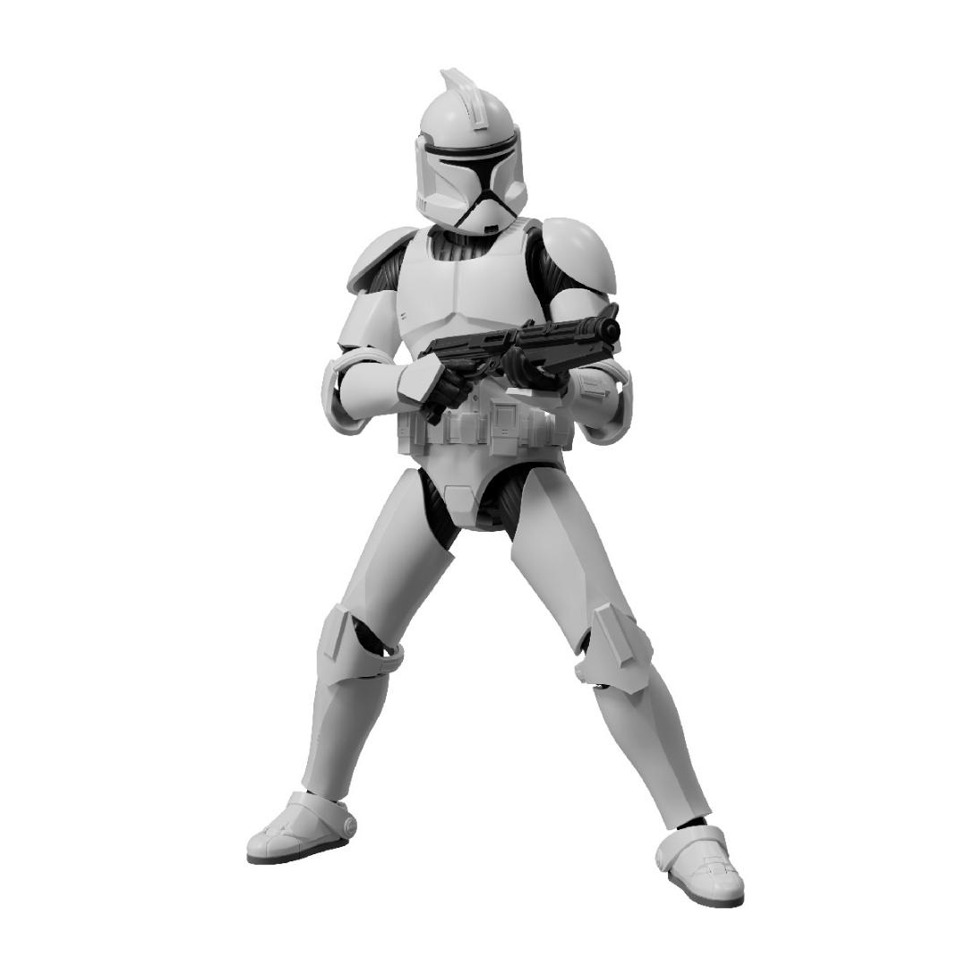 Blokees スター・ウォーズ CC07 クローン・トルーパー プラスチックモデルの画像