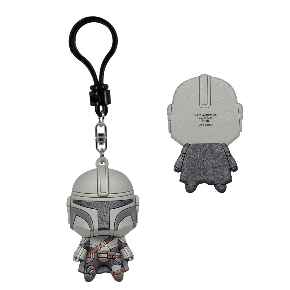 スター・ウォーズ Star Wars ドラママンダロリアン マンドー グローグー アーマラー バッグクリップ 3体セットの画像