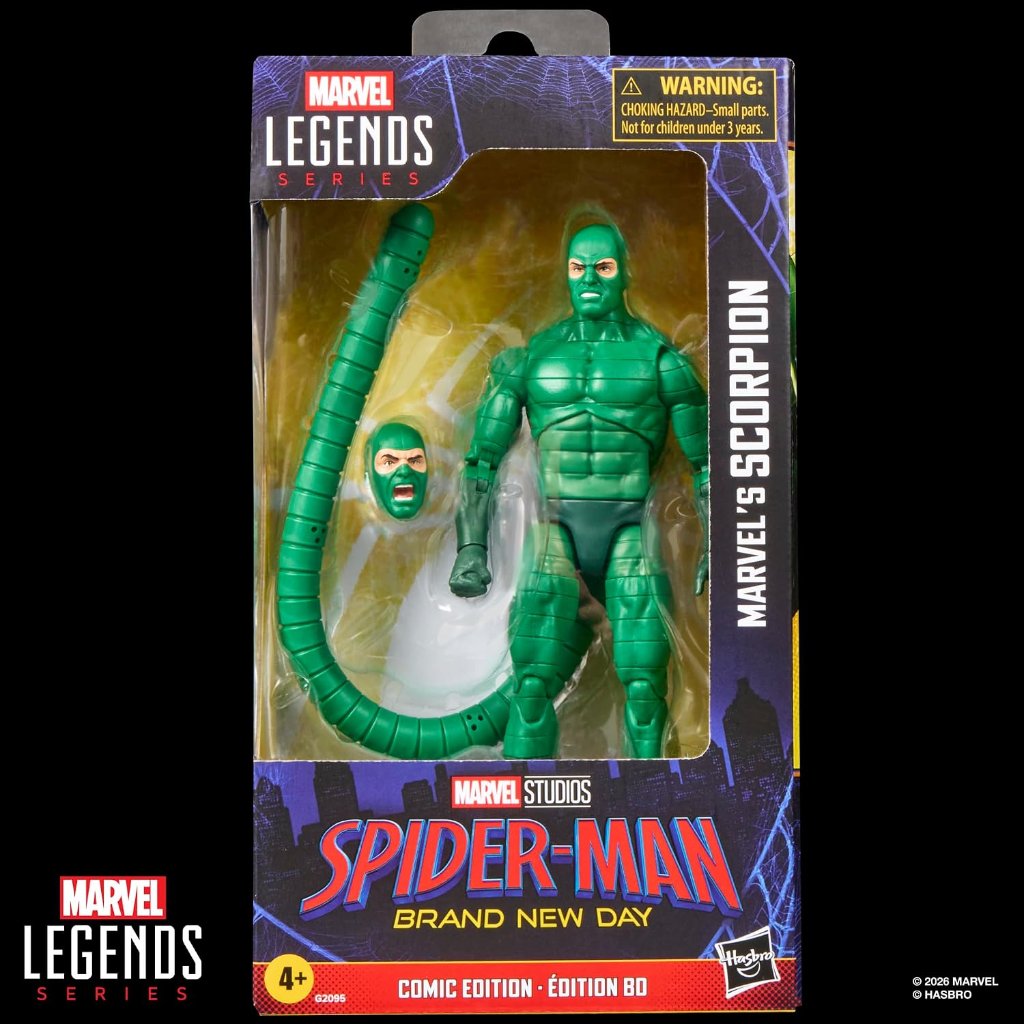 Marvel Legends Spider-Man Brand New Day Marvel's Scorpion Comic Editionの画像