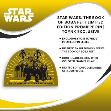 スター・ウォーズ ブック・オブ・ボバ・フェット 大名玉座 エナメルピンバッジ マンダロリアンの画像