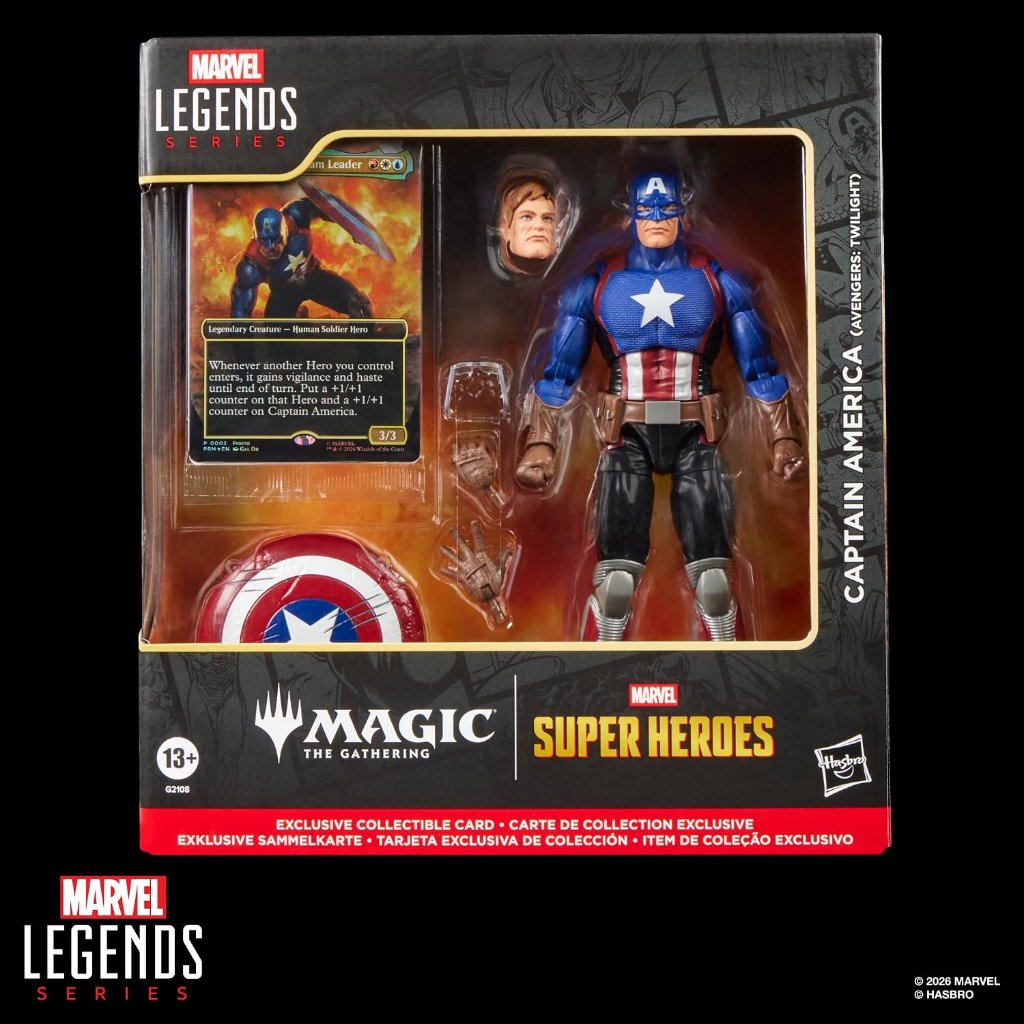 Marvel Legends Magic: The Gathering Captain America(Avengers Twilight)の画像