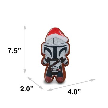 スター・ウォーズ マンダロリアン マンドー クリスマス ジンジャーブレッド ぬいぐるみ ペット用 プープーぬいぐるみの画像
