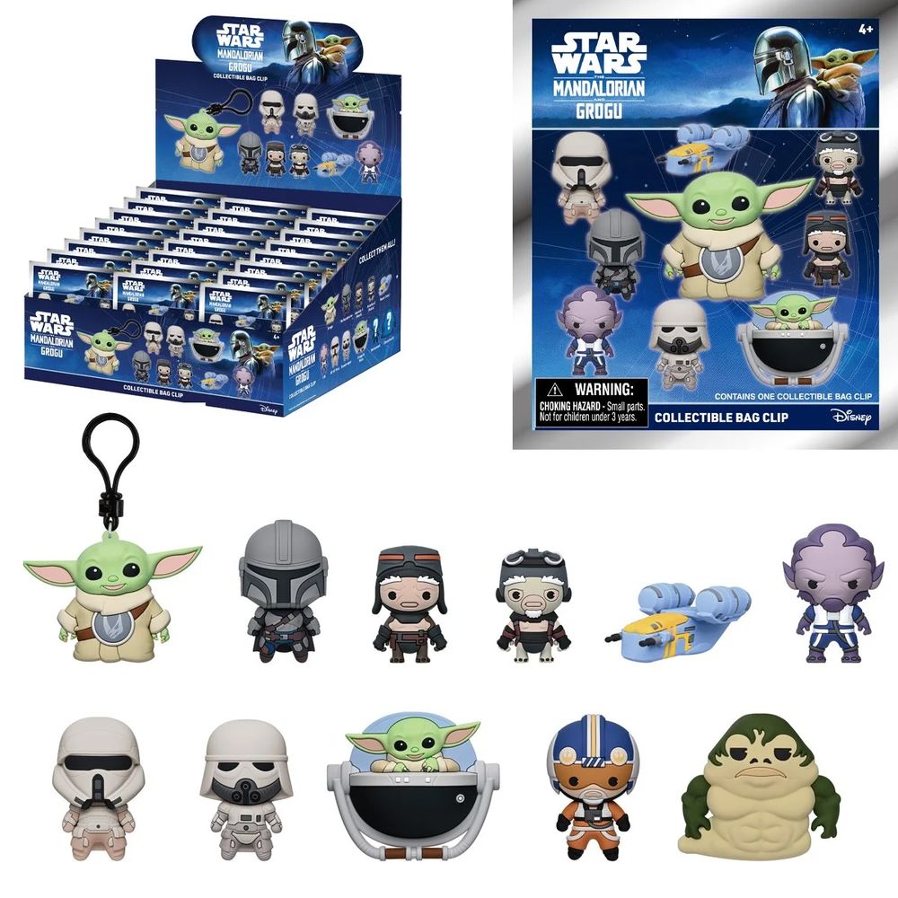スターウォーズ Star Wars 映画 マンダロリアンアンドグローグ― 3D ラバーキーホルダーの画像