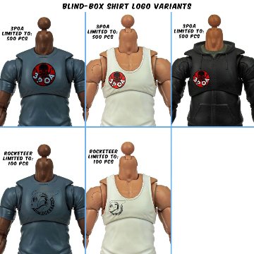 Valaverse Extras Alley Torso Pack やつらの胴パック 3体セット ハンドパーツ付属の画像