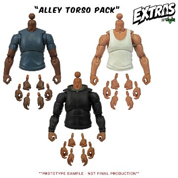 Valaverse Extras Alley Torso Pack やつらの胴パック 3体セット ハンドパーツ付属の画像