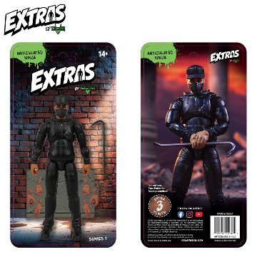Valaverse Extras Series 1 Articulated Ninja 6-Inch Action Figureの画像