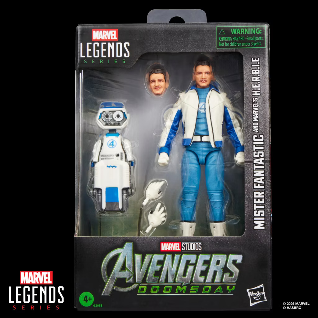 Marvel Legends Avengers Doomsday Mister Fantastic Marvel's H.E.R.B.I.E.の画像