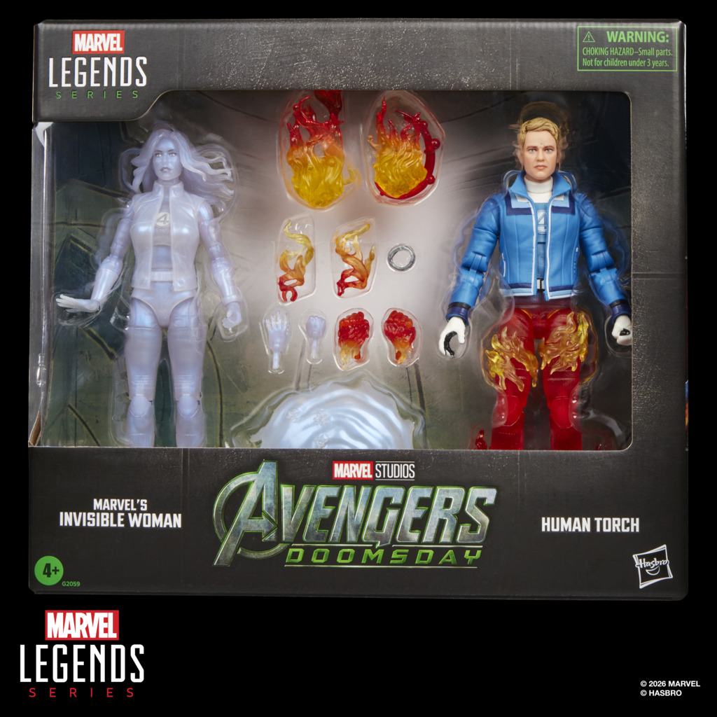 Marvel Legends Avengers Doomsday Marvel's Invisible Woman and Human Torchの画像