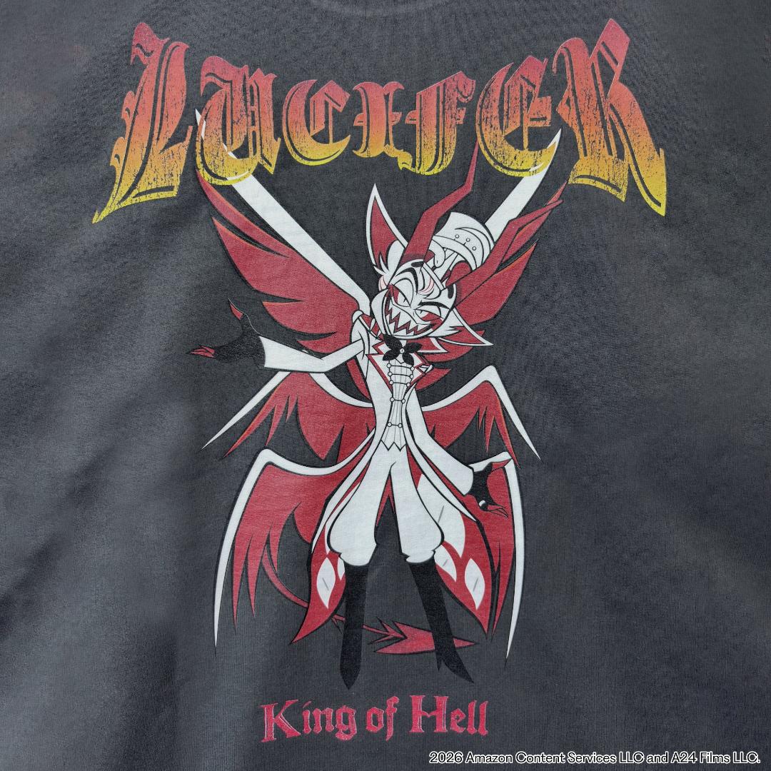 Hazbin Hotel ハズビンホテル ルシファー "KING OF HELL" Tシャツ 各種の画像